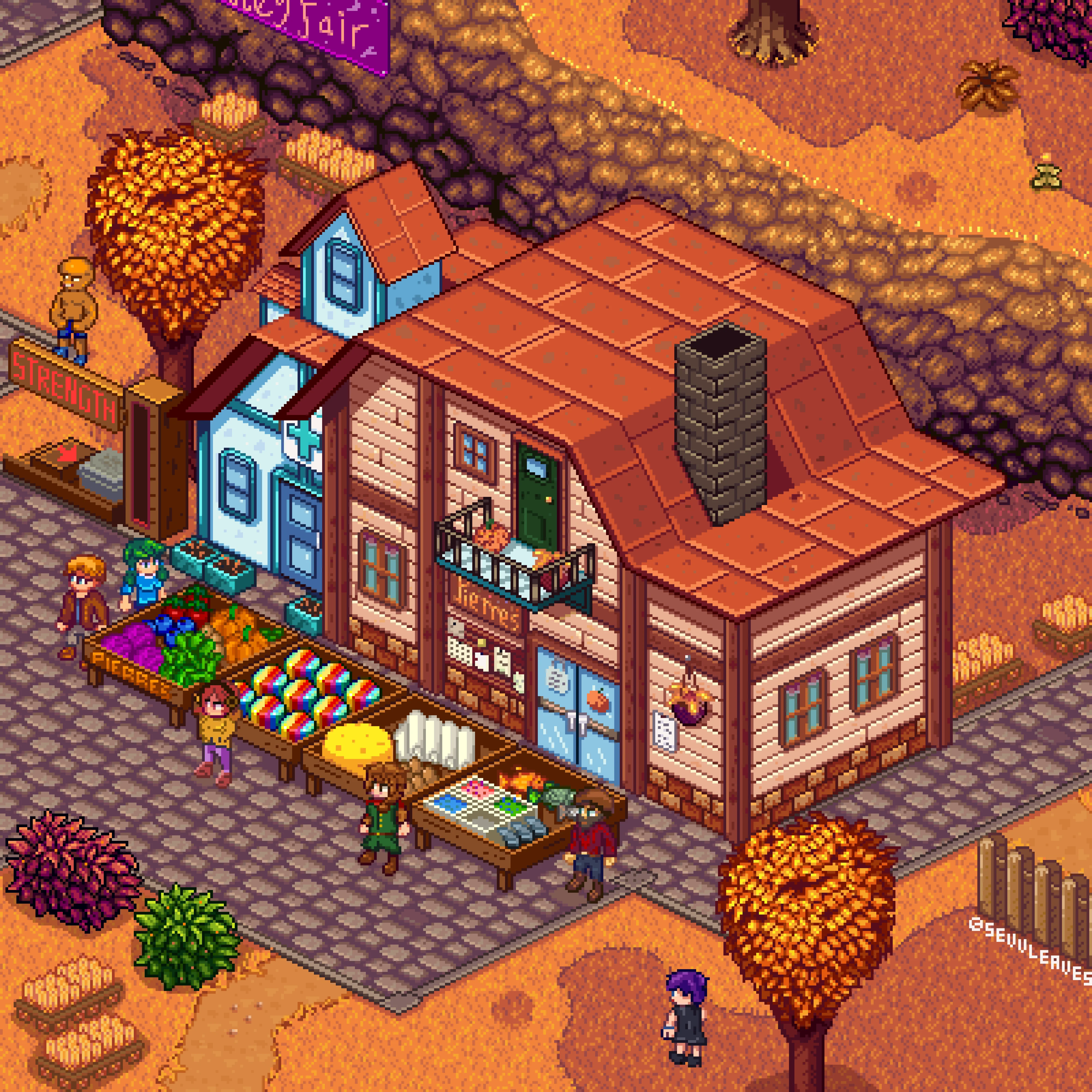 Stardew pixel lore channel artwork